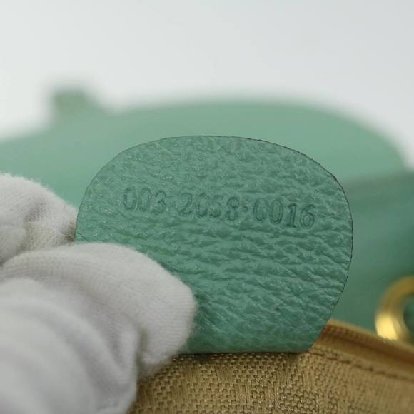 GUCCI Bamboo Backpack Suede Light Blue Auth 63986 - Picture 12 of 16